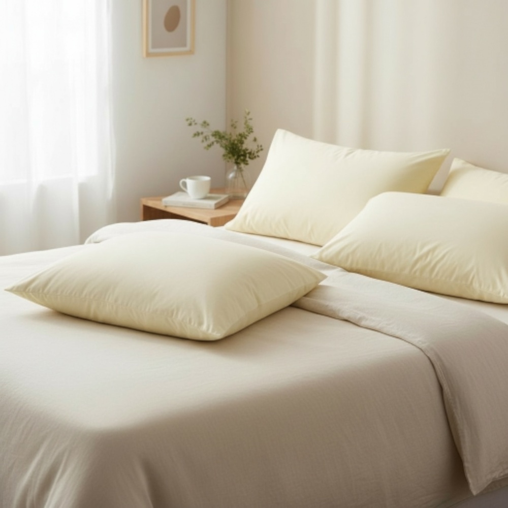 Medline Latex Free Disposable Pillows, Set of Two, 16"x22"